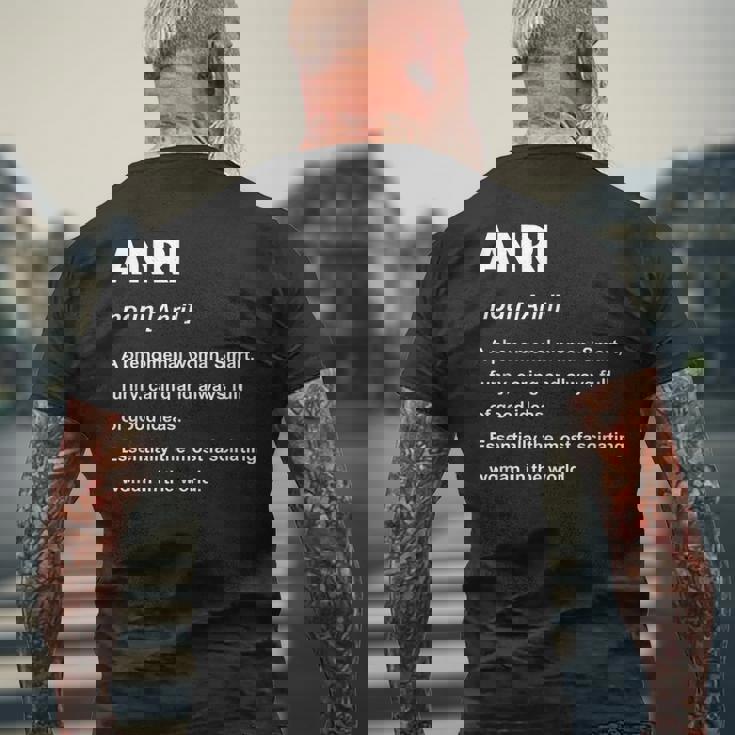 Anri 杏里 メンズTシャツ バックプリント 高齢者への贈り物