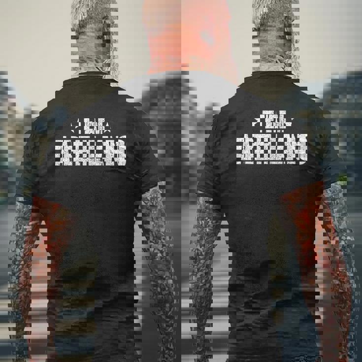 Arellano 苗字 アメリカ ヒスパニック メキシコ スペイン語 家族 メンズTシャツ バックプリント 高齢者への贈り物