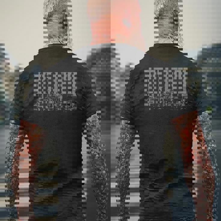 Atlantakyline Pride Georgia ビンテージ アトランタ メンズTシャツ バックプリント 高齢者への贈り物