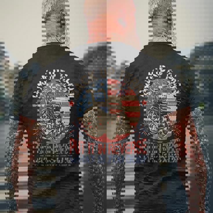 Back It Up Terry Put It In Reverse Firework 7月4日 メンズTシャツ バックプリント 高齢者への贈り物