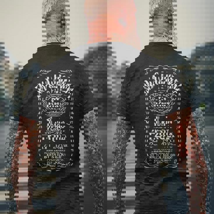 Baja California メキシコ テキーラtシャツ メンズTシャツ バックプリント 高齢者への贈り物