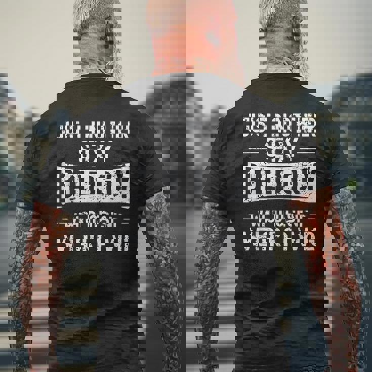 Bald Guy ウィッグ 面白い Just Another セクシー ハゲ男 ハゲ メンズTシャツ バックプリント 高齢者への贈り物