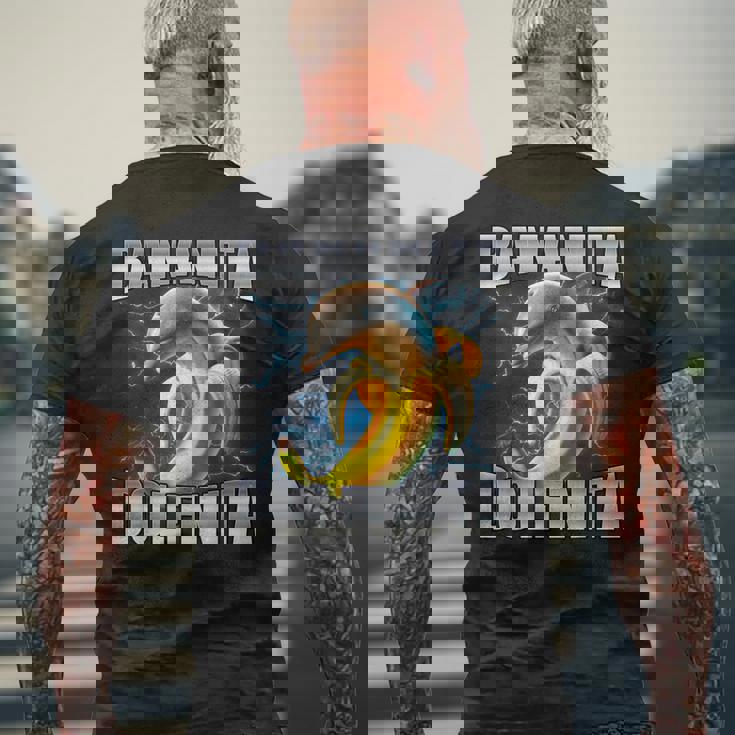 Bananita Dolfinita メンズTシャツ バックプリント 高齢者への贈り物