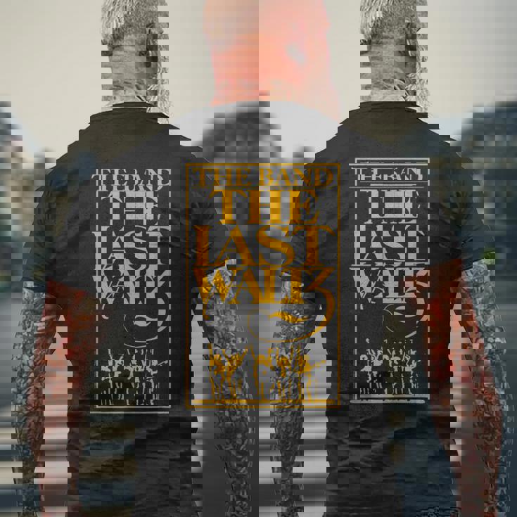 The Band The Last Waltz Yellow Print メンズTシャツ バックプリント 高齢者への贈り物