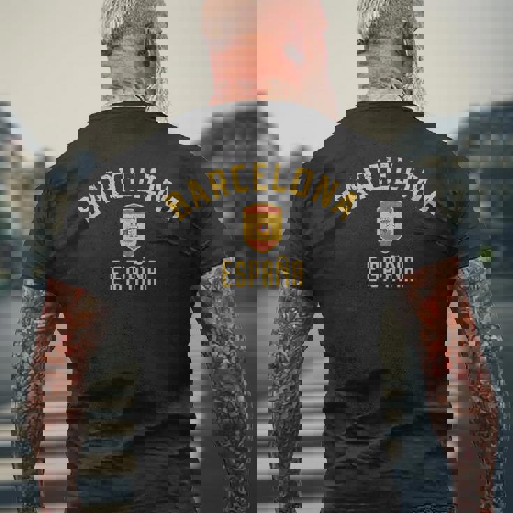 Barcelonapain スペイン、バルセロナ メンズTシャツ バックプリント 高齢者への贈り物