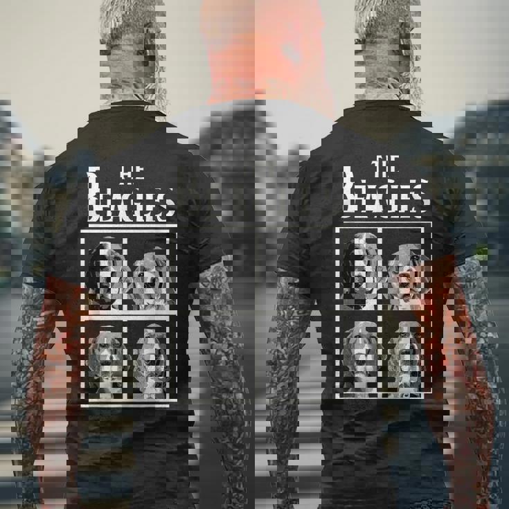 The Beagles Dog 面白いビーグル犬のオーナーギフト メンズTシャツ バックプリント 高齢者への贈り物