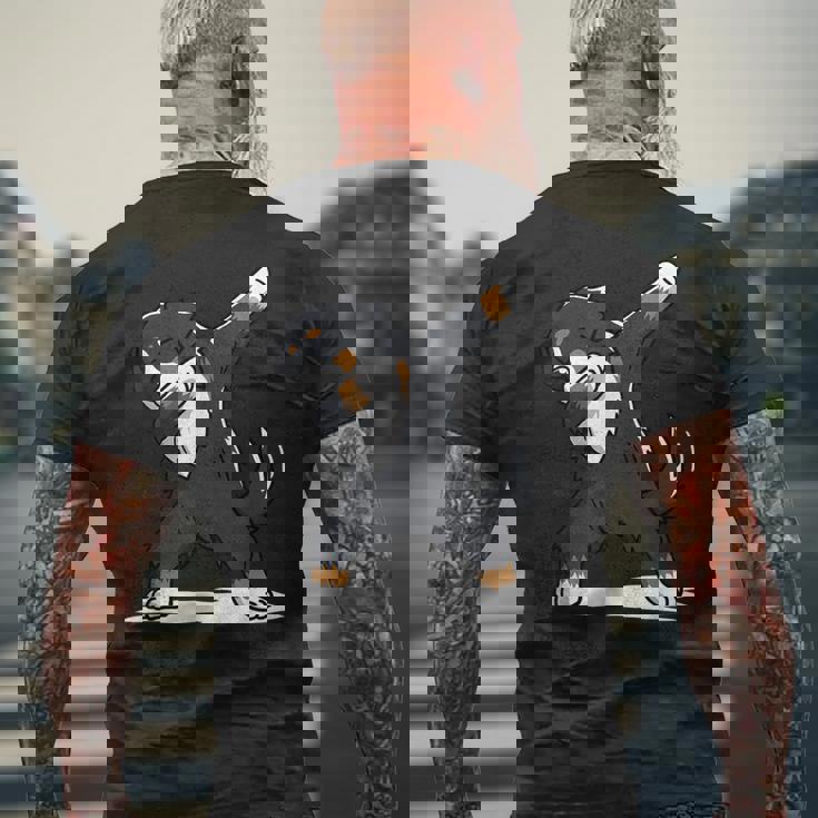 Bernese Mountain Dog ダブダンス ギフトシャツ メンズTシャツ バックプリント 高齢者への贈り物