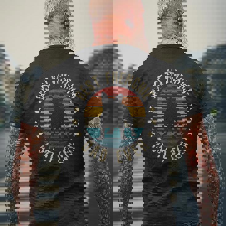 Best Frenchie Dad Ever ヴィンテージ フレンチブルドッグ 面白いギフト メンズTシャツ バックプリント 高齢者への贈り物