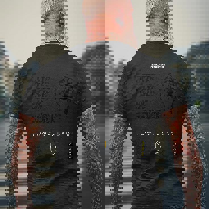 Better Faster Andtrongerporty メンズ&レディース メンズTシャツ バックプリント 高齢者への贈り物