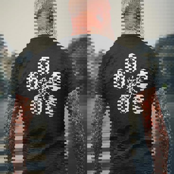 Big Bang Theory ロゴ ロック トカゲ スポック メンズTシャツ バックプリント 高齢者への贈り物