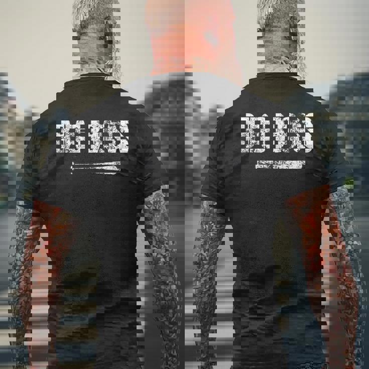 Big Boss ビッグボス、新庄監督 バット メンズTシャツ バックプリント 高齢者への贈り物