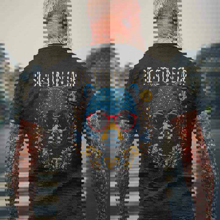 Bigtone Gapirginia Usa 風変わりなクマのデザイン メンズTシャツ バックプリント 高齢者への贈り物