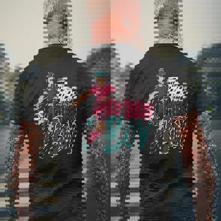 The Birthday Boyoccer Matching Family メンズTシャツ バックプリント 高齢者への贈り物