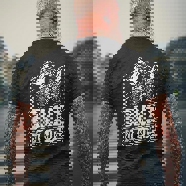 Bmx Mode On Biker Bicycle Bike Cyclist Extremeports Bmx メンズTシャツ バックプリント 高齢者への贈り物