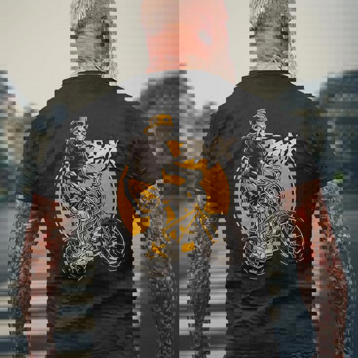 Bmx ライダーバイク 自転車 レーシング キッズ 男の子 メンズTシャツ バックプリント 高齢者への贈り物