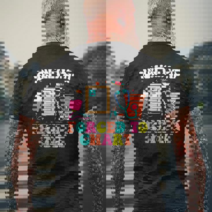 Born To Yap 強制的にチャートナース卒業 メンズTシャツ バックプリント 高齢者への贈り物