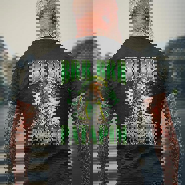 Br Br Patapim メンズTシャツ バックプリント 高齢者への贈り物