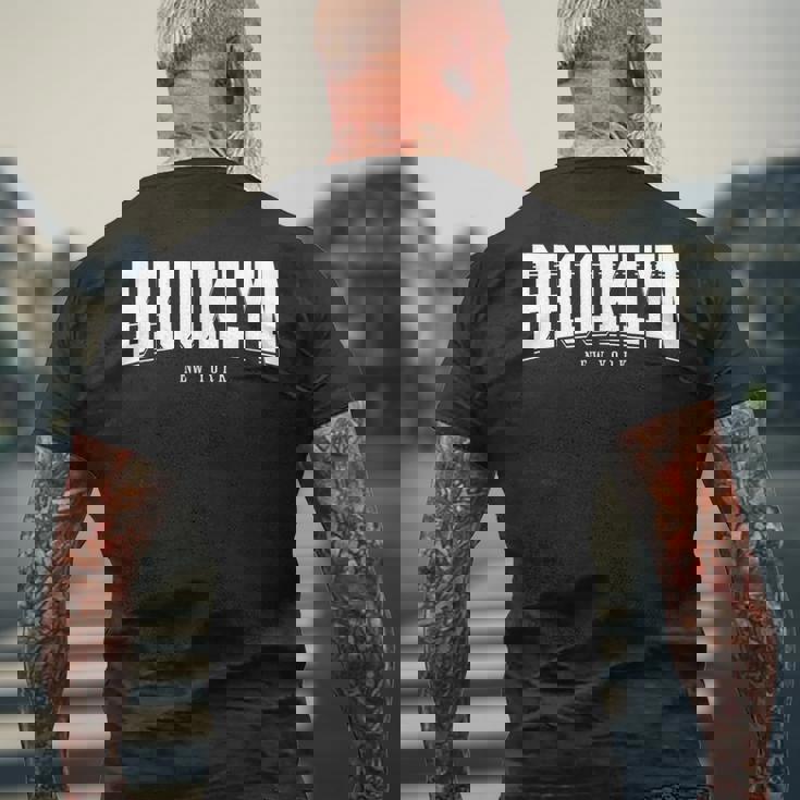 Brooklyn お土産 記念品 ブルックリン メンズTシャツ バックプリント 高齢者への贈り物