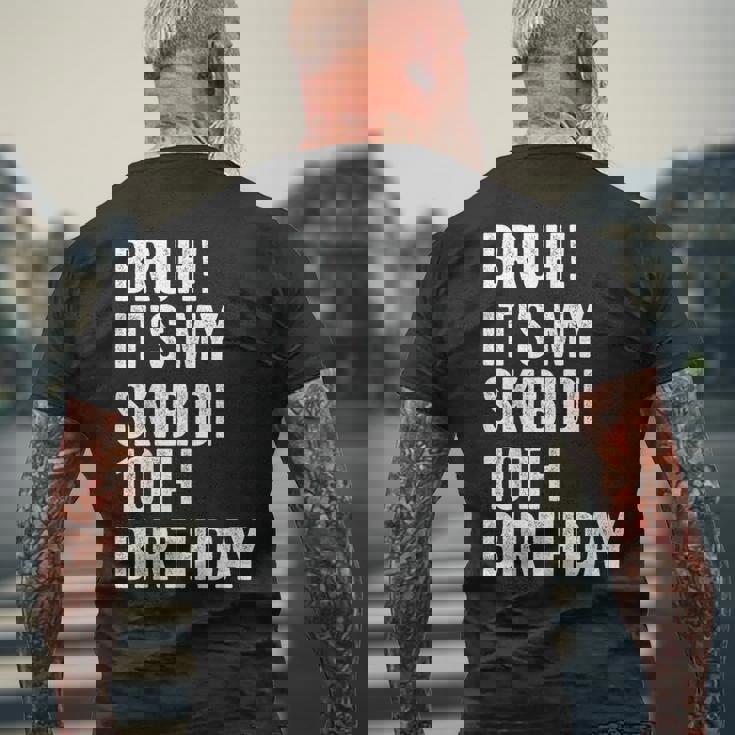 Bruh It's Mykibidi 10歳の誕生日プレゼント 10歳 男の子 メンズTシャツ バックプリント 高齢者への贈り物