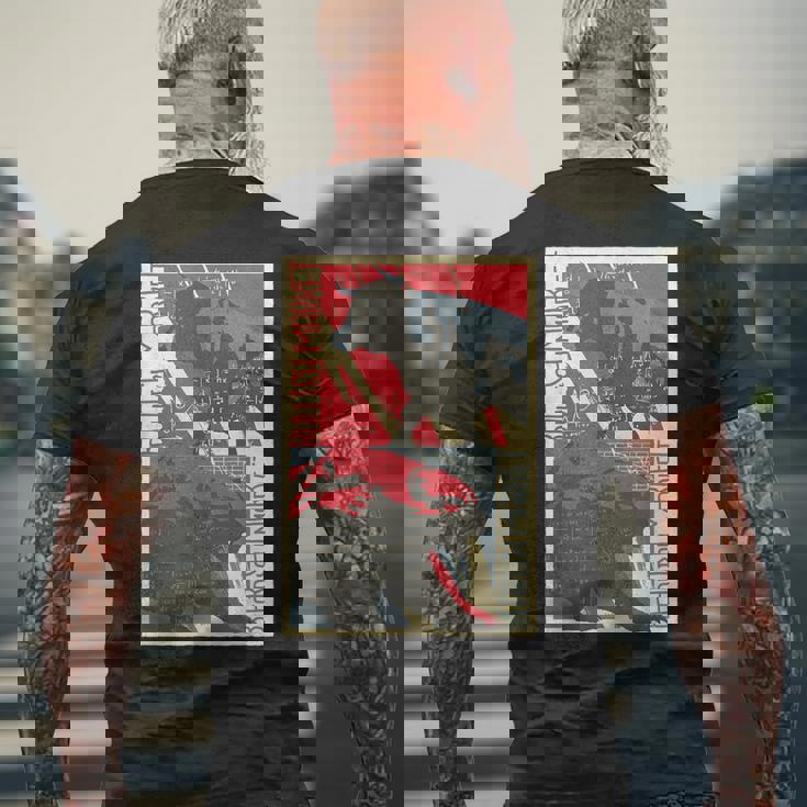 Bull And Beartocks 投資家トレーダーアート メンズTシャツ バックプリント 高齢者への贈り物