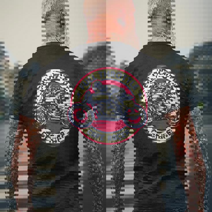 Cafe Racer フルスロットル ヴィンテージモーターサイクルtシャツ メンズTシャツ バックプリント 高齢者への贈り物