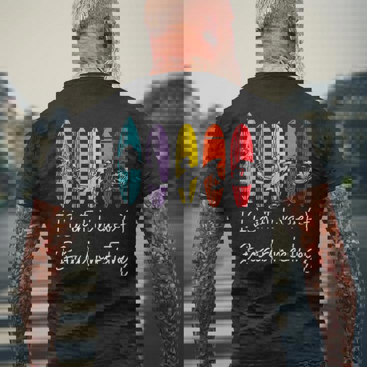 I Can't I Have Aurfboard Meetingurfing ファニーサーファーtシャツ メンズTシャツ バックプリント 高齢者への贈り物