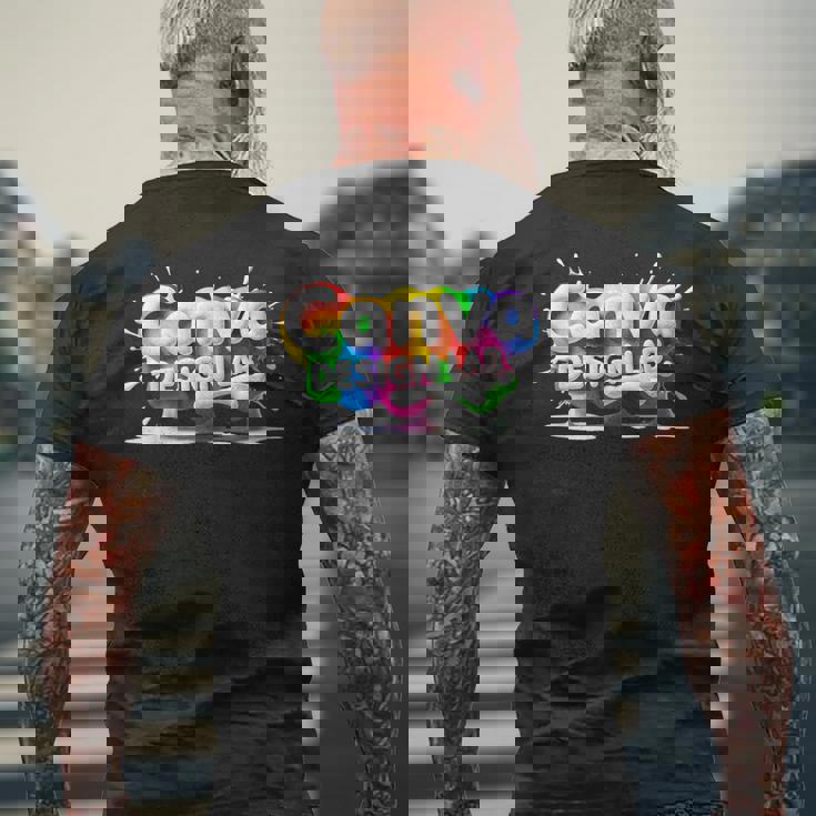 Canva Lab ２０２５オリジナル メンズTシャツ バックプリント 高齢者への贈り物