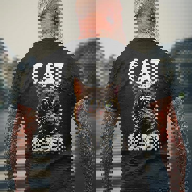 Cat Daddy 猫のお父さん 猫のお父さん お父さん ハウス 猫のお父さん 父の日 猫 メンズTシャツ バックプリント 高齢者への贈り物