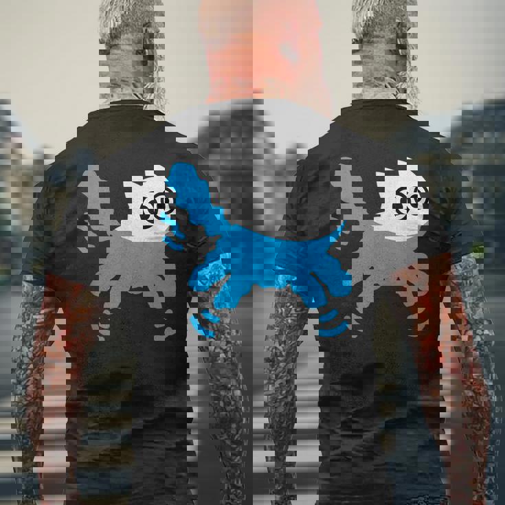 Catwimming Kitten In Water Cute Animalwimmer メンズTシャツ バックプリント 高齢者への贈り物