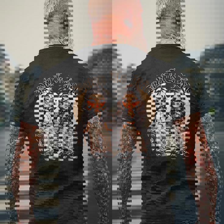 Chicano メキシカンローライダー ダウントゥライド メンズTシャツ バックプリント 高齢者への贈り物