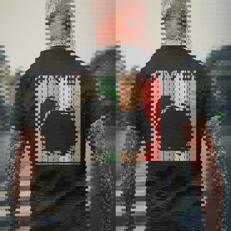 Chinchilla チンチラ メンズTシャツ バックプリント 高齢者への贈り物