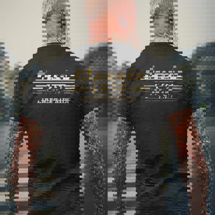 Classic 1972 ヴィンテージカー誕生53周年 メンズTシャツ バックプリント 高齢者への贈り物
