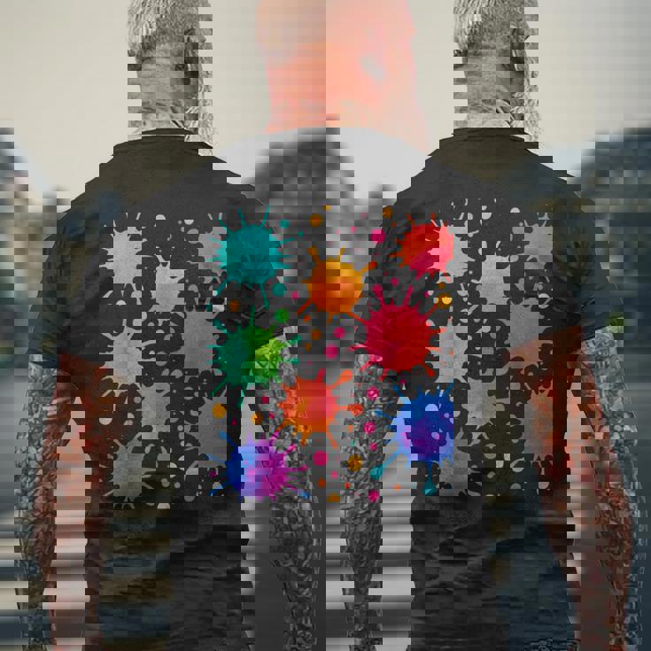 Colorplash アートtシャツ メンズTシャツ バックプリント 高齢者への贈り物