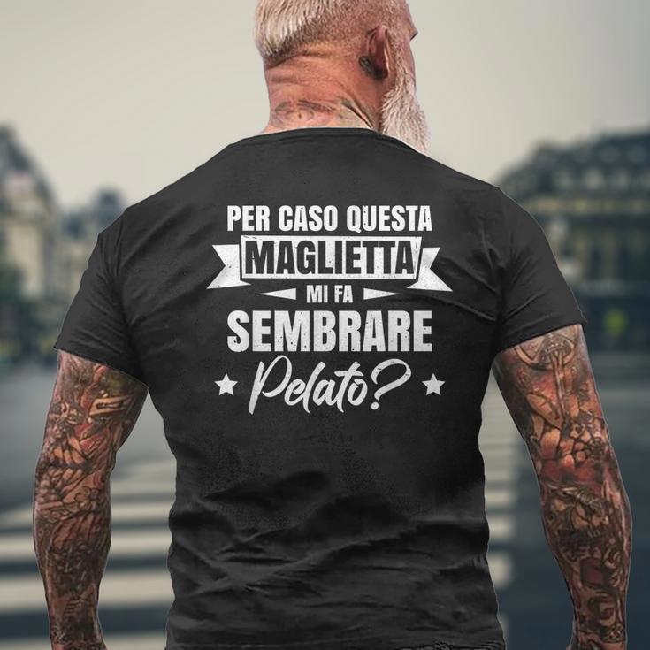 Compleanno Uomini Calvi Divertente Papà Calvo Festa Del Papà T-shirt da uomo con stampa posteriore Regalos para ancianos