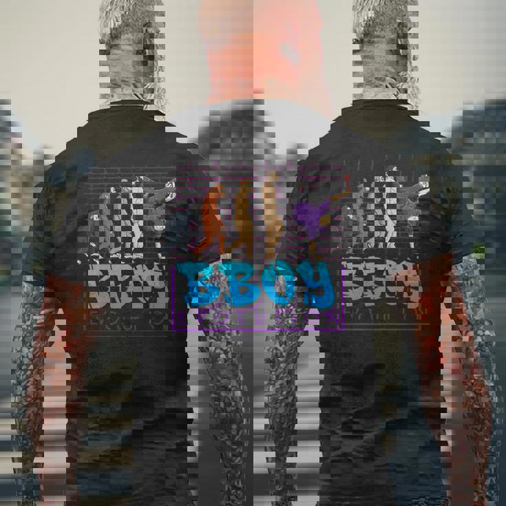 Cool B-Boy ブレイクダンス ヒップホップ ダンサー エボリューション メンズTシャツ バックプリント 高齢者への贈り物