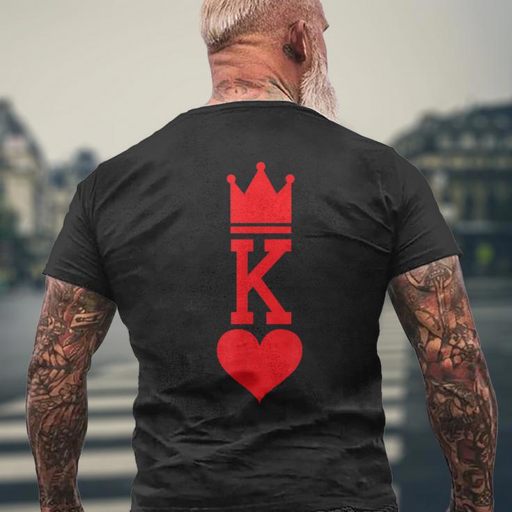 Costume Du Roi De Cœur T-shirt imprimé au dos Cadeaux pour les vieillards