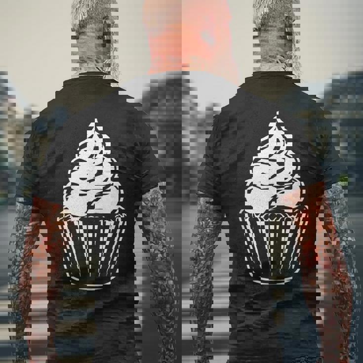 Cupcake カップケーキ メンズTシャツ バックプリント 高齢者への贈り物