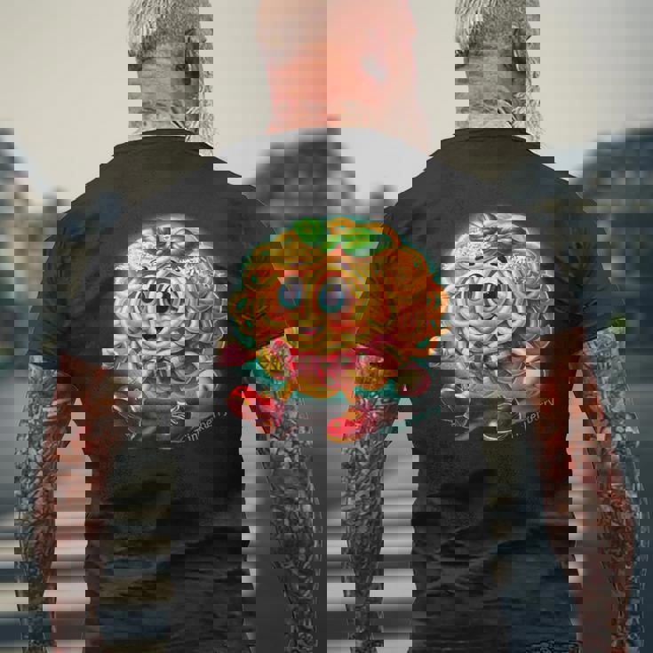 Cutepaghetti メンズTシャツ バックプリント 高齢者への贈り物