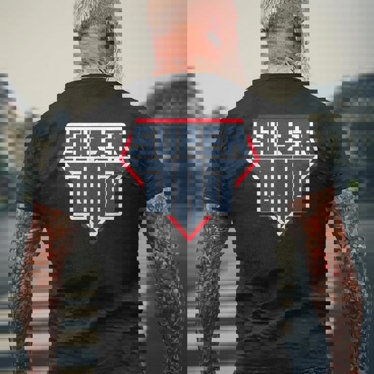 Daddy Dad Happy Father's Dayuper Best Graphic メンズTシャツ バックプリント 高齢者への贈り物