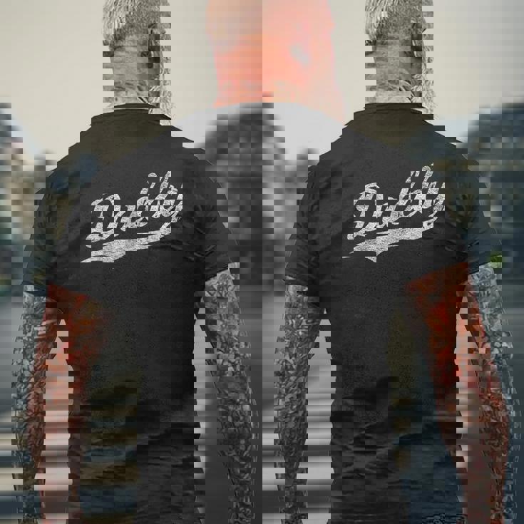 Daddy 野球スクリプト カーシブ ジャージスタイル お父さん 父の日 メンズTシャツ バックプリント 高齢者への贈り物