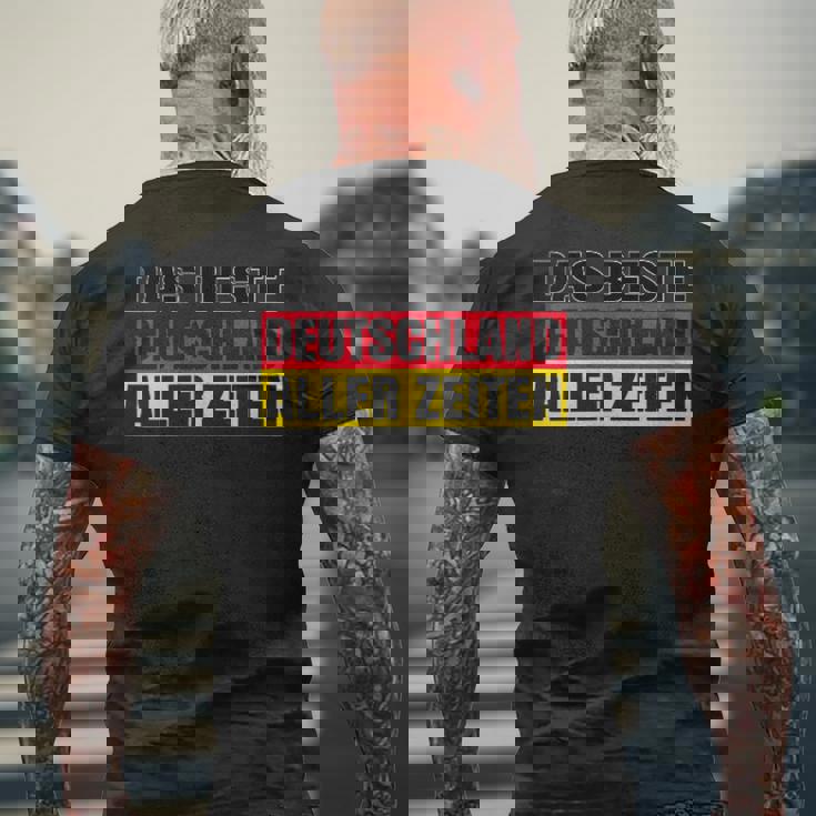 Das Beste Deutschland Aller Zeiten。 メンズTシャツ バックプリント 高齢者への贈り物