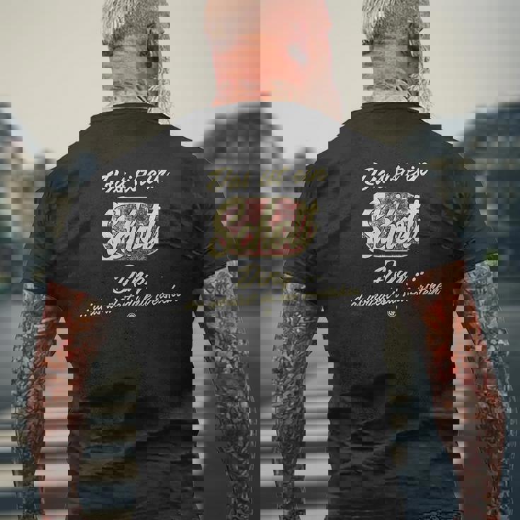 Das Ist Einchott Ding Familychott メンズTシャツ バックプリント 高齢者への贈り物