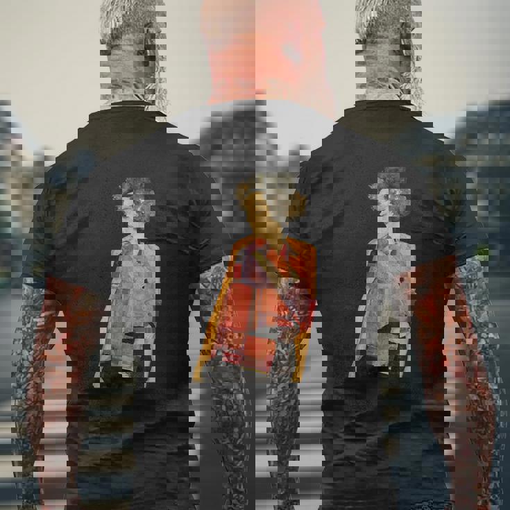 The Daydreamer ゲルティ・シーレ By エゴン・シーレ 1911 メンズTシャツ バックプリント 高齢者への贈り物