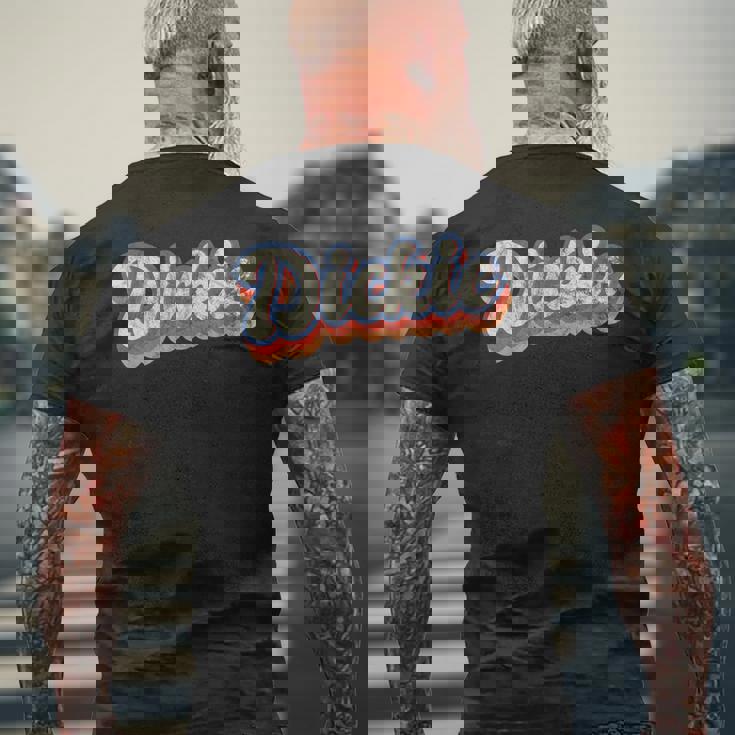 Dickie 名前入りシャツ カスタムレタリング 70年代 メンズTシャツ バックプリント 高齢者への贈り物