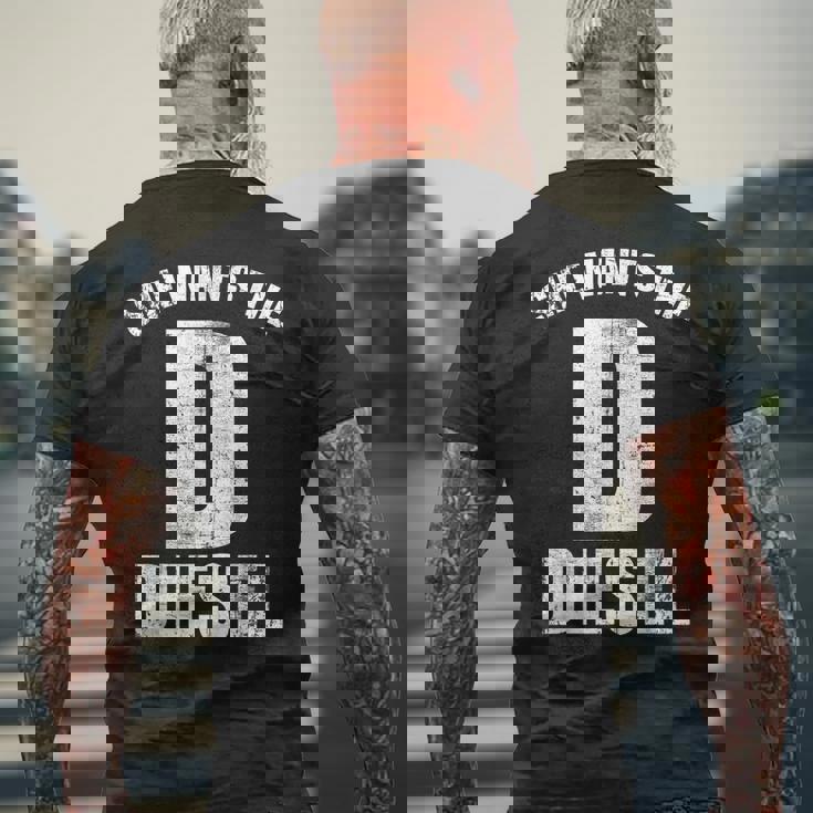 Diesels Mechanic For D He Wants The Diesels メンズTシャツ バックプリント 高齢者への贈り物