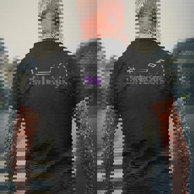 Dim The Lights 003 メンズ ロック ライブ フェス バンド ギター 音楽 おしゃれ 男女兼用 キッズ メンズTシャツ バックプリント 高齢者への贈り物