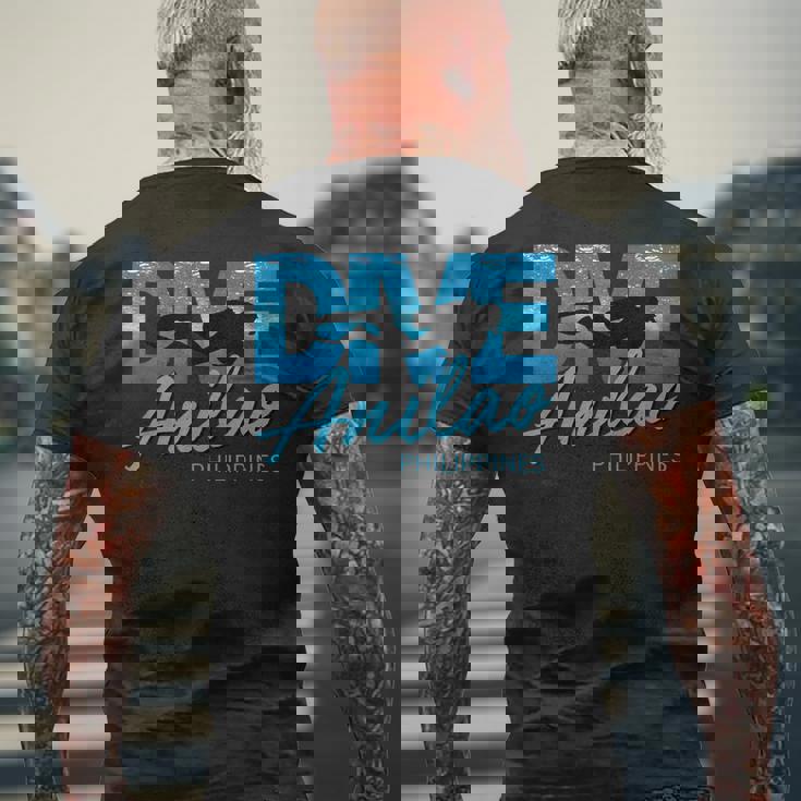 Dive Anilao フィリピンスキューバダイビングトリップダイバーtシャツ メンズTシャツ バックプリント 高齢者への贈り物