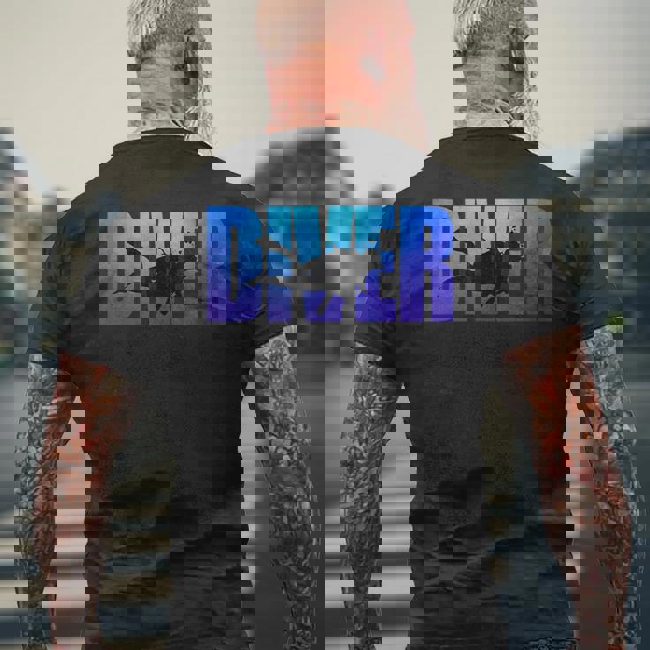 Diver Lovecuba Reef ダイビング シュノーケリング ヴィンテージ メンズ レディース メンズTシャツ バックプリント 高齢者への贈り物