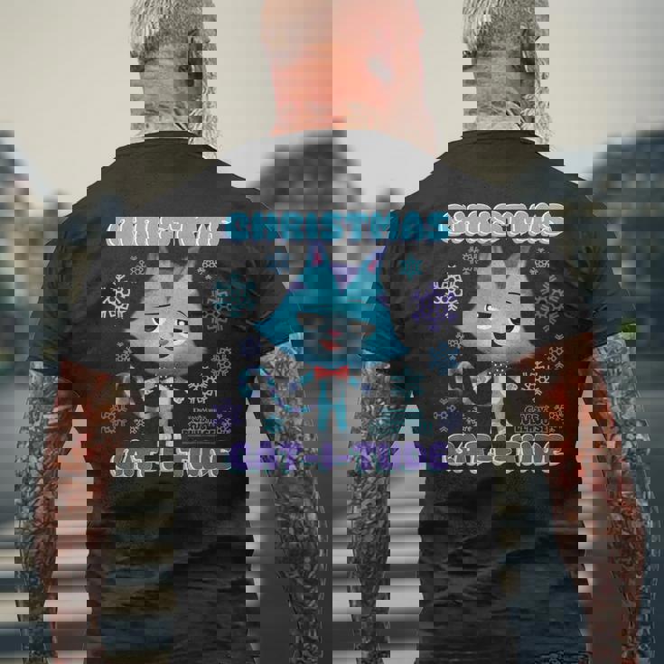 Dreamworks ギャビーのドールハウス ホリデー キャットラット メンズTシャツ バックプリント 高齢者への贈り物