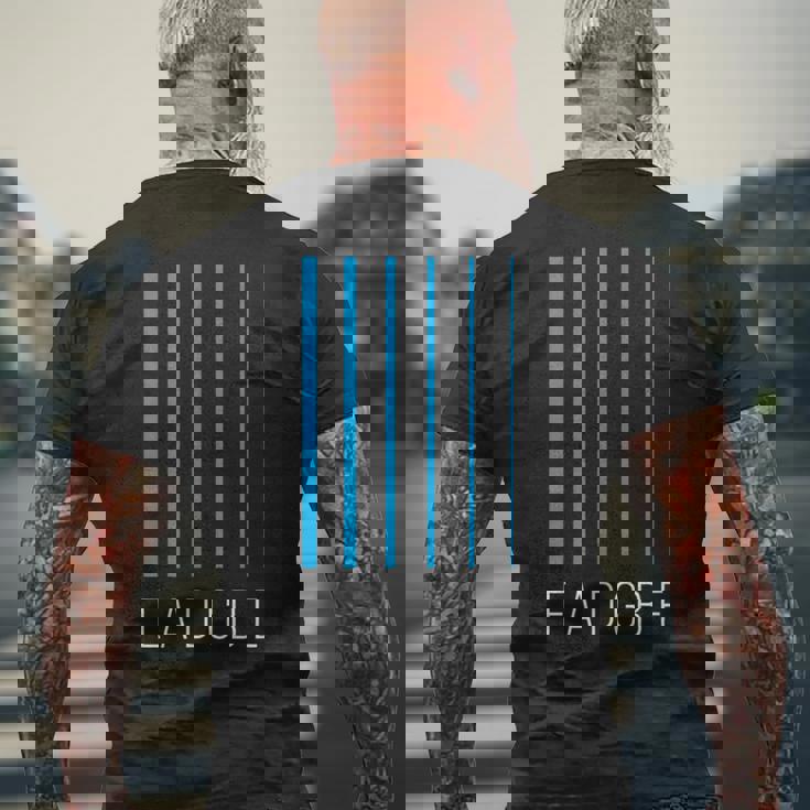 Eadgbe 6弦ギタープレーヤー&ギタリスト クール メンズTシャツ バックプリント 高齢者への贈り物